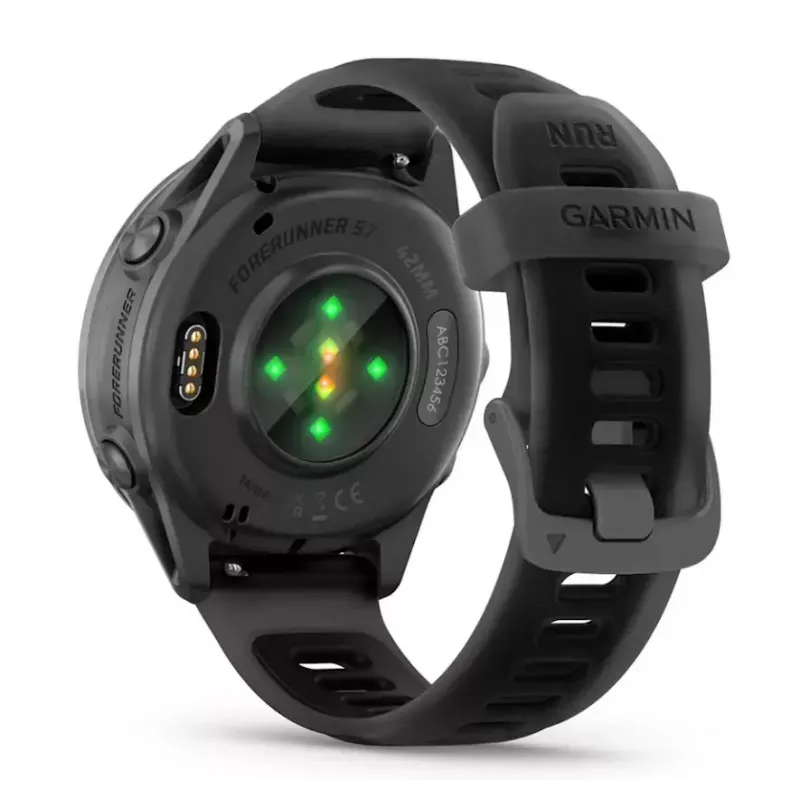 Viedpulkstenis GARMIN Forerunner 570 42 mm AMOLED 1.2 collas 390×390 skārienekrāns Wi‑Fi GPS Melns