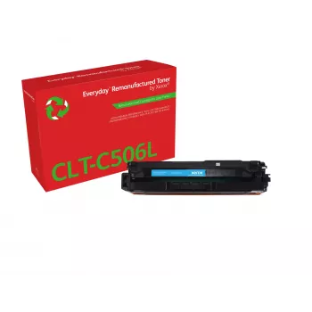 Everyday™ Cyan Remanufactured Toner by Xerox saderīgs ar Samsung CLT-C506L, Augstas ietilpības
