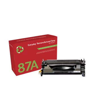 Everyday™ Mono Remanufactured Toner no Xerox, saderīgs ar HP 87A (CF287A), standarta ietilpība