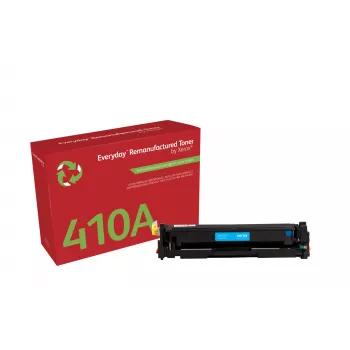 Everyday™ Cyan pārstrādāts tonera kasetne no Xerox, saderīga ar HP 410A (CF411A), standarta ietilpība