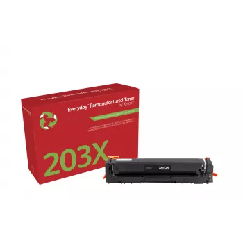Xerox Everyday™ Black Remanufactured Toner HP 203X (CF540X), liela ietilpība