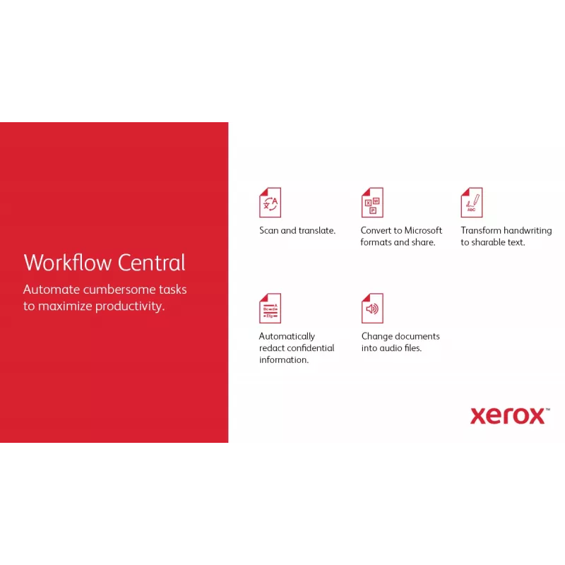 Xerox VersaLink B625 A4 61ppm Duplex Drukāt/Kopēt/Skenēt/Fakss PS3 PCL5e/6 2 Paplātes 650 Lapas