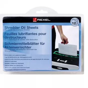 Rexel Shredder Oil Sheets eļļošanas lapas (20 gab.)