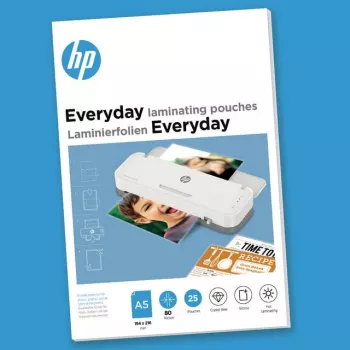 HP 9155 laminēšanas kabatiņas A5, 25 gab.
