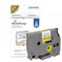 Plastmasas lentes kasete MediaRange TZ-631 12mm melns uz dzeltena