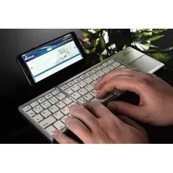 MediaRange MROS133 Office Bluetooth tastatūra QWERTZ vācu/šveices sudraba