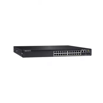 DELL N2224PX-ON Pārvaldāms L3 2.5G Ethernet (100/1000/2500) PoE slēdzis 1U Melns