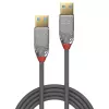 Lindy 36627 USB kabelis USB 3.2 Gen 1 (3.1 Gen 1) 2 m USB A pelēks