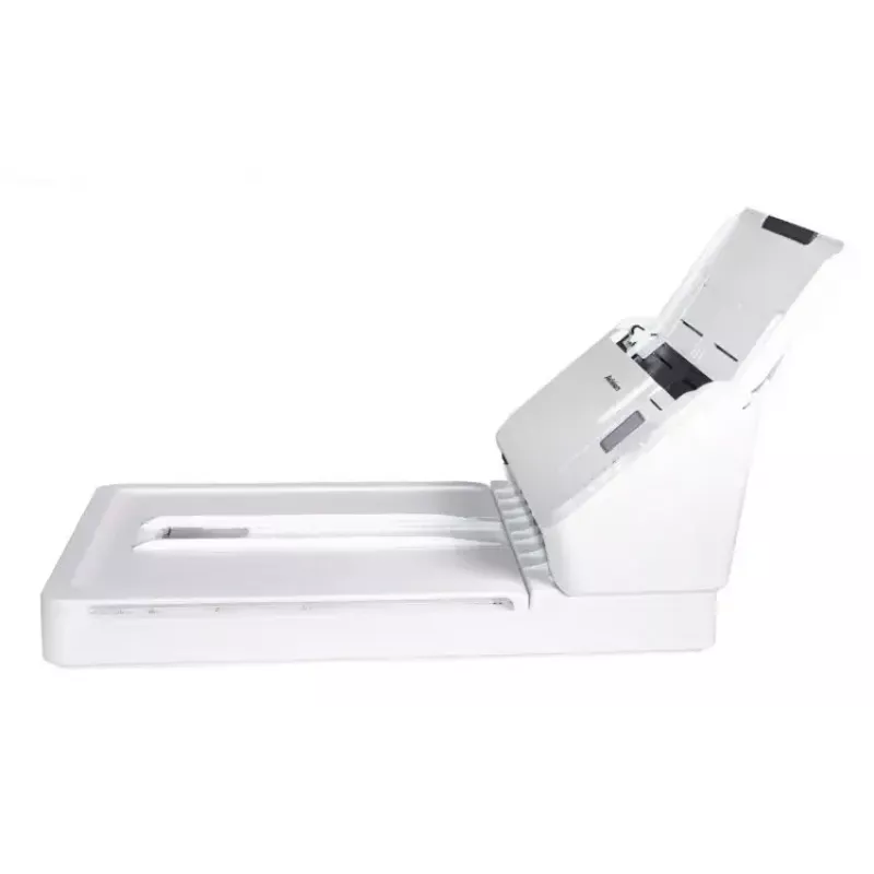 Avision AD340GFN plakanvirsmas un ADF skeneris, 1200 x 1200 DPI, A4, 50 lapu ADF, duplekss, balts