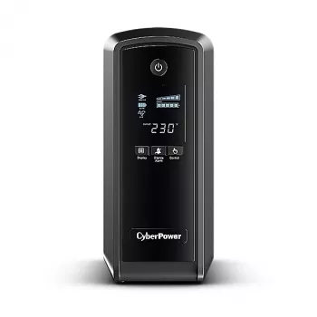 Nepārtrauktās barošanas avots CyberPower CP550EPFCLCD, līnij-interaktīvais, 0.55 kVA, 350 W, 6 kontaktligzdas