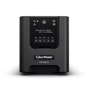 CyberPower PR750ELCDGR nepārtrauktās barošanas avots (UPS) Line-Interactive 0.75 kVA 675 W 4 AC kontaktligzdas