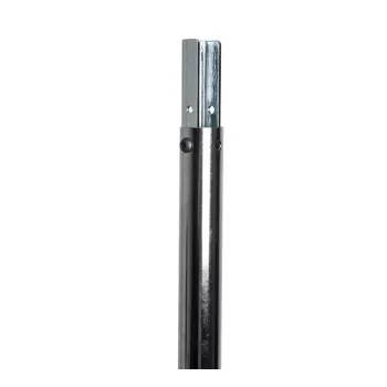 Iekšējais stabu savienotājs B-TECH SYSTEM 2 Ø50mm stabiem, tērauds cinka pārklājums, 30×40×200mm