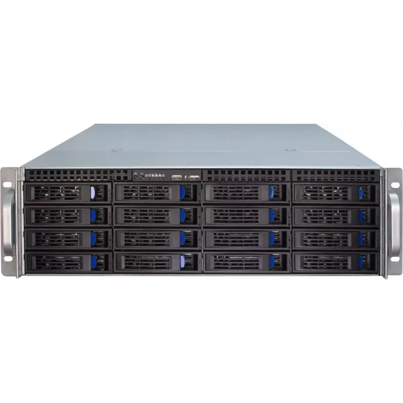 Servera korpuss Inter-Tech 3U-3416 Rack Melns