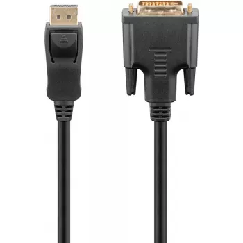 Goobay DisplayPort/DVI-D adaptera kabelis 1.2 apzeltīts 1 m