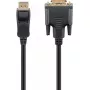 Goobay DisplayPort/DVI-D adaptera kabelis 1.2 apzeltīts 1 m