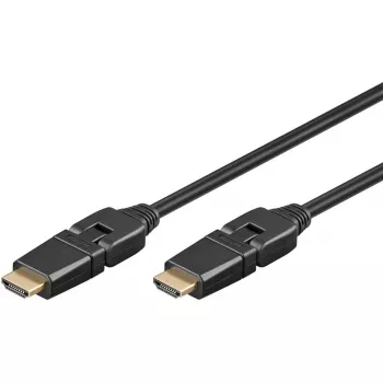 HDMI kabelis Wentronic 61292 5m Type A vīriešu/vīriešu 10.2 Gbit/s Melns