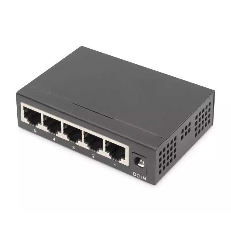 Nepārvaldāms slēdzis Digitus DN-80202-1 5 portu Gigabit