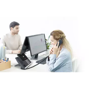IP telefons Yealink MP56 Microsoft Teams izdevums — 7 inch skārienekrāns, Android, Gigabit Ethernet, PoE, Bluetooth, vadu klausule