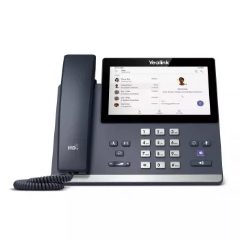 IP telefons Yealink MP56 Microsoft Teams izdevums — 7 inch skārienekrāns, Android, Gigabit Ethernet, PoE, Bluetooth, vadu klausule