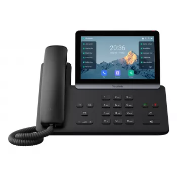 VoIP telefons Yealink SIP-T88W ar skārienekrānu un HD audio