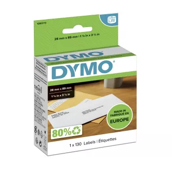 Pašlīmējošās printera uzlīmes DYMO LW Address Labels 28x89 mm