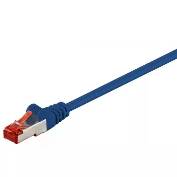 Tīkla kabelis GOOBAY 95472 Cat6 S/FTP (S-STP) Zils 1 m RJ-45 uz RJ-45