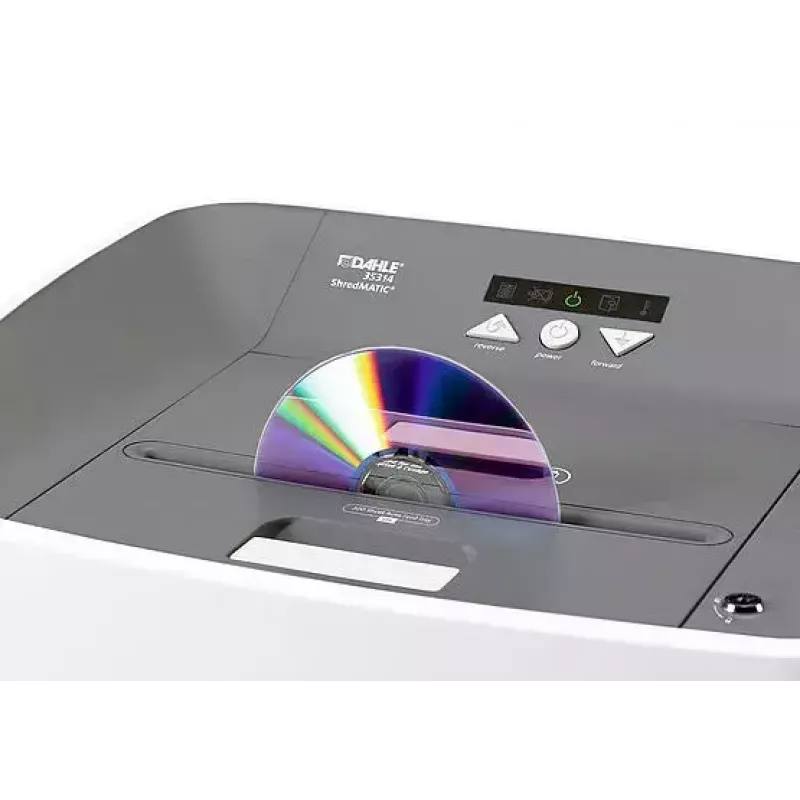 Papīru smalcinātājs Dahle ShredMATIC 300 Micro-cut 22 cm Balts