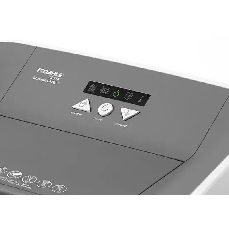 Papīru smalcinātājs Dahle ShredMATIC 300 Micro-cut 22 cm Balts