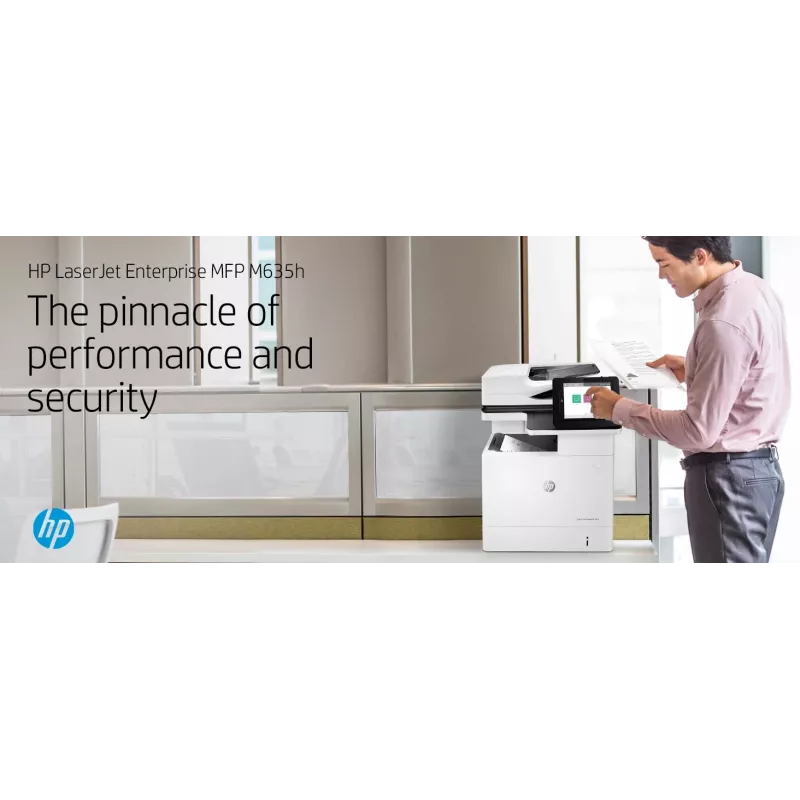 HP LaserJet Enterprise MFP M635h, lāzera, melnbalta druka, 1200 x 1200 DPI, melnbalta kopēšana, A4, melna, balta