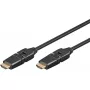 Goobay HDMI kabelis 2m Type A vīriešu-vīriešu 18 Gbit/s Melns