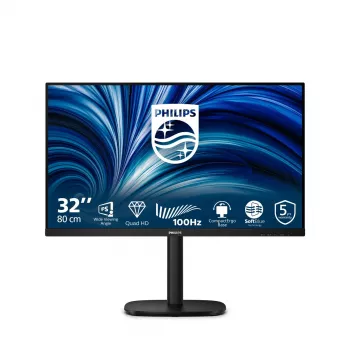 Philips 3000 sērijas 32B2N3500/00 datora monitors 80 cm (31.5 collas) 2560 x 1440 pikseļi Quad HD LCD Melns