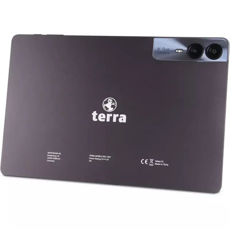 TERRA PAD 1007 4G Mediatek LTE 256 GB 27.8 cm (10.9 collu) 8 GB Wi-Fi 5 (802.11ac) Android 14 Pelēks