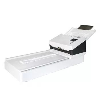 Avision ADF skeneris AD345GFWN — A4, 1200 x 1200 DPI, CIS, 100-lpp. ADF, duplekss, balts