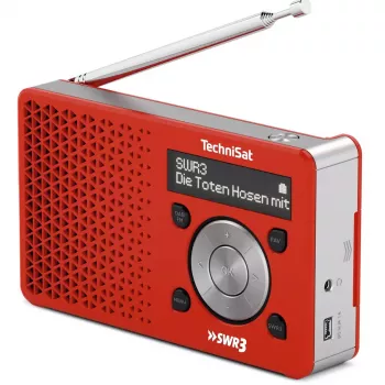 Personīgais radio TechniSat DigitRadio 1 Sarkans Balts
