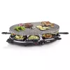 Princess 162720 Raclette ar 8 pannām un akmens grila plāksni 1200 W