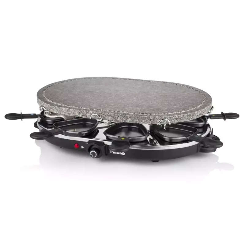 Princess 162720 Raclette ar 8 pannām un akmens grila plāksni 1200 W