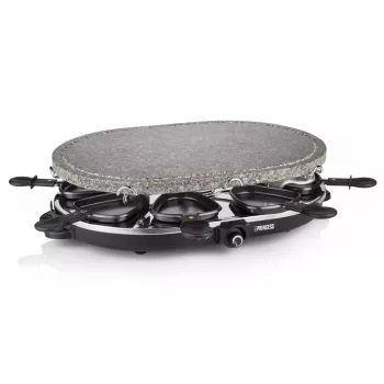 Princess 162720 Raclette ar 8 pannām un akmens grila plāksni 1200 W