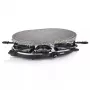 Princess 162720 Raclette ar 8 pannām un akmens grila plāksni 1200 W