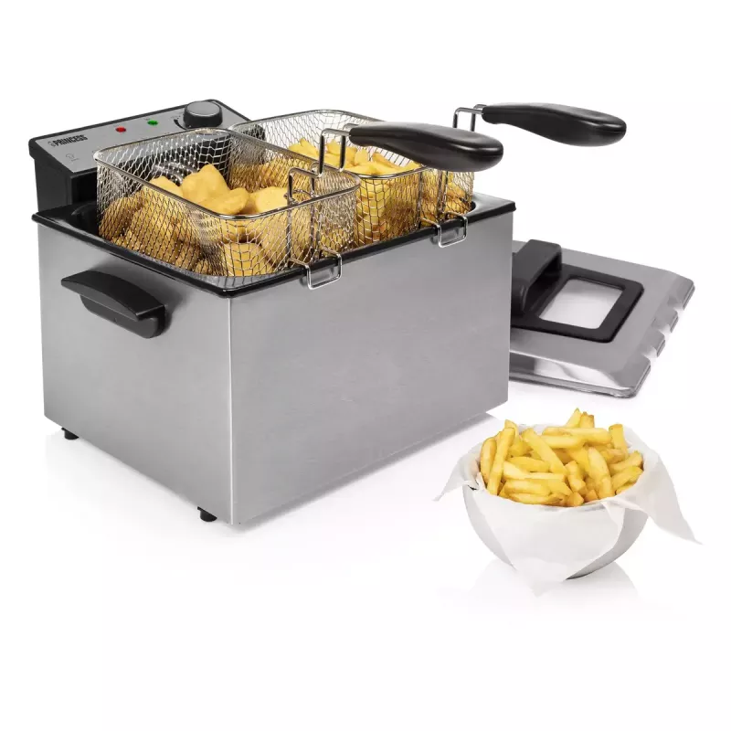 Fritieris Princess 01.185000.01.001 5L 3270W Melns Nerūsējošs Tērauds
