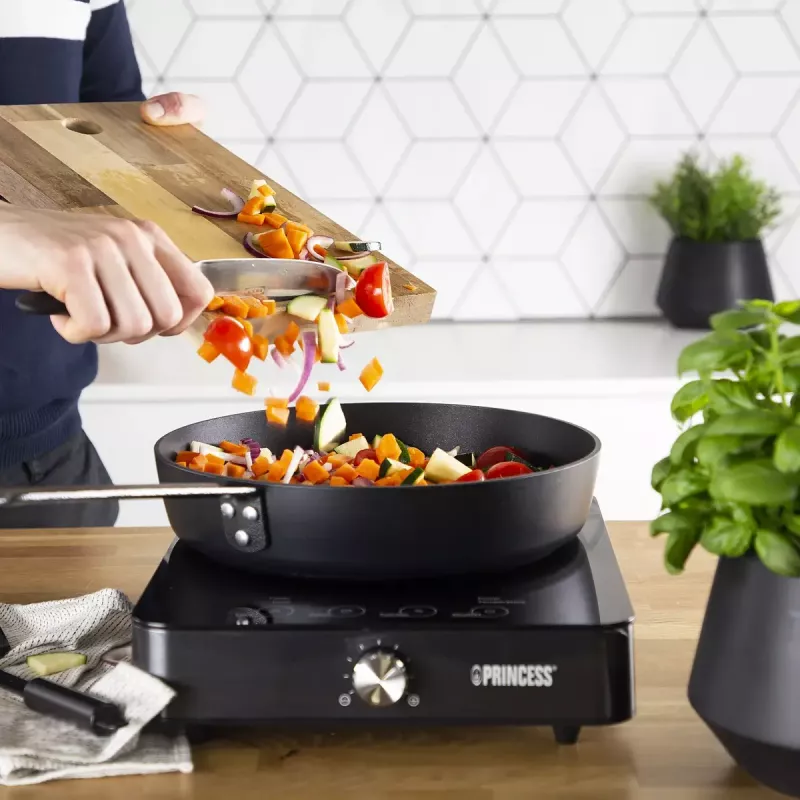 Indukcijas plīts Princess 303010, 1 zona, rotācijas un skārienvadība