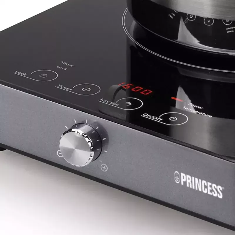 Indukcijas plīts Princess 303010, 1 zona, rotācijas un skārienvadība