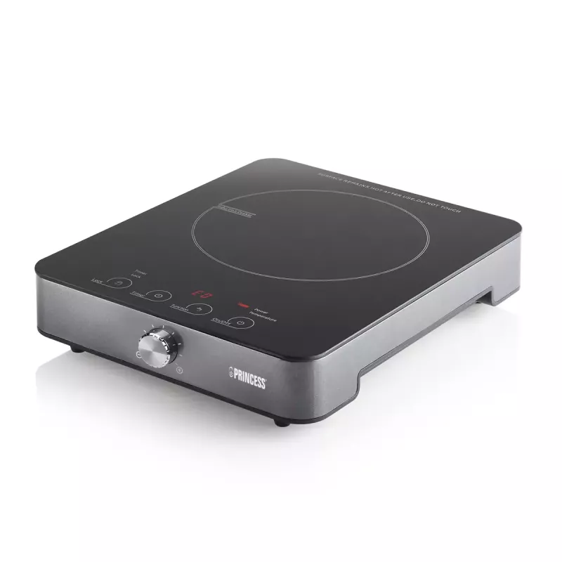 Indukcijas plīts Princess 303010, 1 zona, rotācijas un skārienvadība