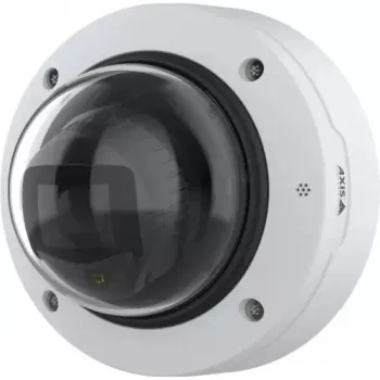 IP kupola drošības kamera AXIS P3287-LV — 2592×1944, CMOS 1/2.8 collas, 3–8.5 mm varifokāls, 190° rotācija, iekštelpām/ārtelpām, griestiem/sienai