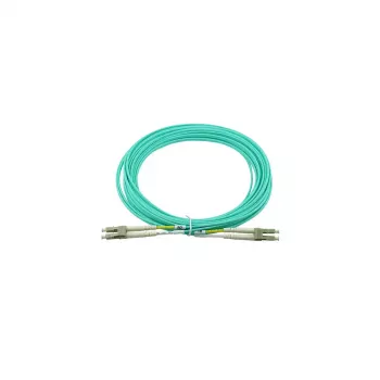 Optiskās šķiedras kabelis BlueOptics 050502K512000030M-BO 2x LC LC/APC OM3 30 m Aqua