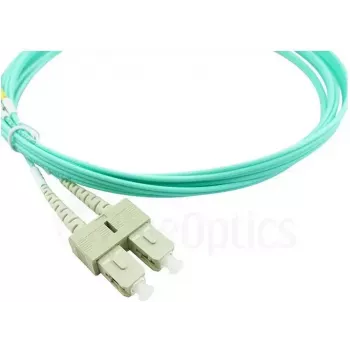 BlueOptics InfiniBand/optiskās šķiedras kabelis 20 m 2x LC 2x SC LC/APC Zaļš