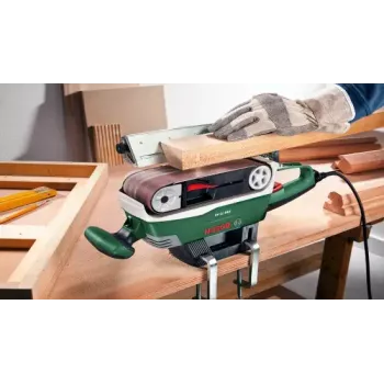 Bosch PBS 75 AE Set lentaslīpmašīna zaļa, pelēka 750 W