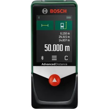 Bosch AdvancedlDistance 50C lāzera attāluma mērītājs, daudzkrāsu, 50 m