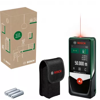 Bosch AdvancedlDistance 50C lāzera attāluma mērītājs, daudzkrāsu, 50 m