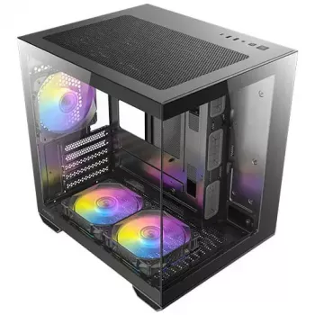 Datora korpuss Antec 0-761345-10217-9 Mini Tower Melns