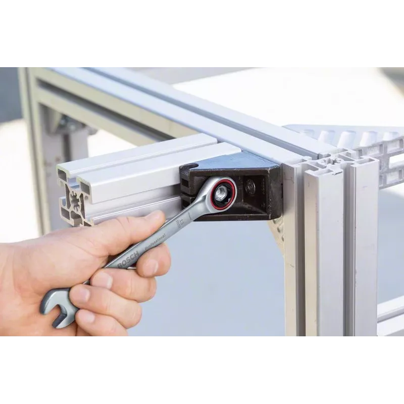 Uzgriežņu atslēgu komplekts ar sprūdratu Bosch 10 gab. Professional 1600A02AU0